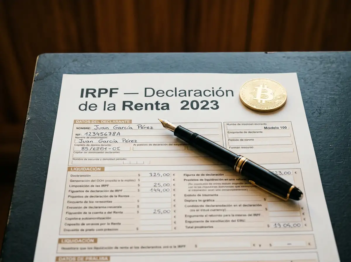 Declaración del IRPF para ganancias de apuestas pagadas en criptomonedas en España